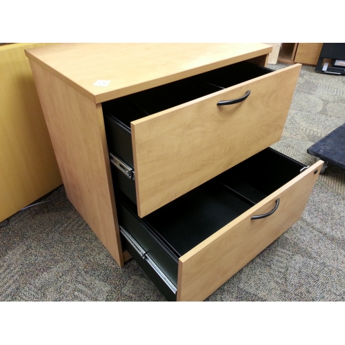 Sugar Maple Wood 2 Drawer Lateral File Locking Allsold.ca Buy & Sell Used Office
